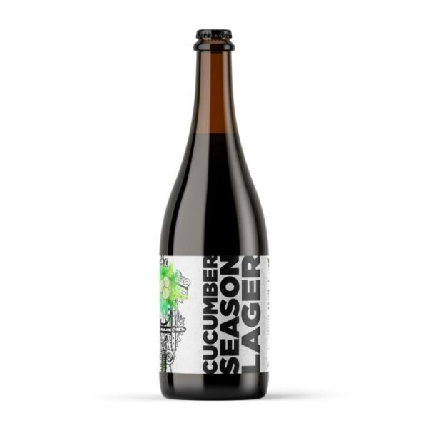 Pivo Záhora – Cucumber Lager 11°, sv. 0,75 litr, lahev – korunková zátka