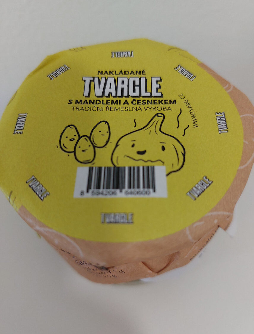 Tvargle nakládané s mandlemi a česnekem 160 g