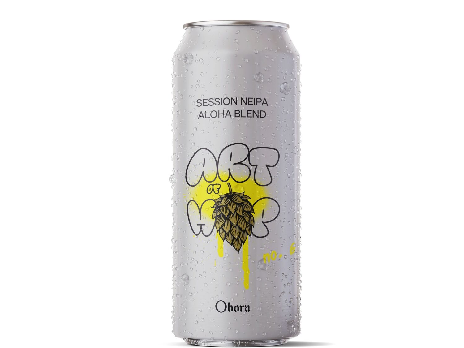 Pivo Obora 12° Art of Hop #6 Aloha, 0,5 litr, plechovka