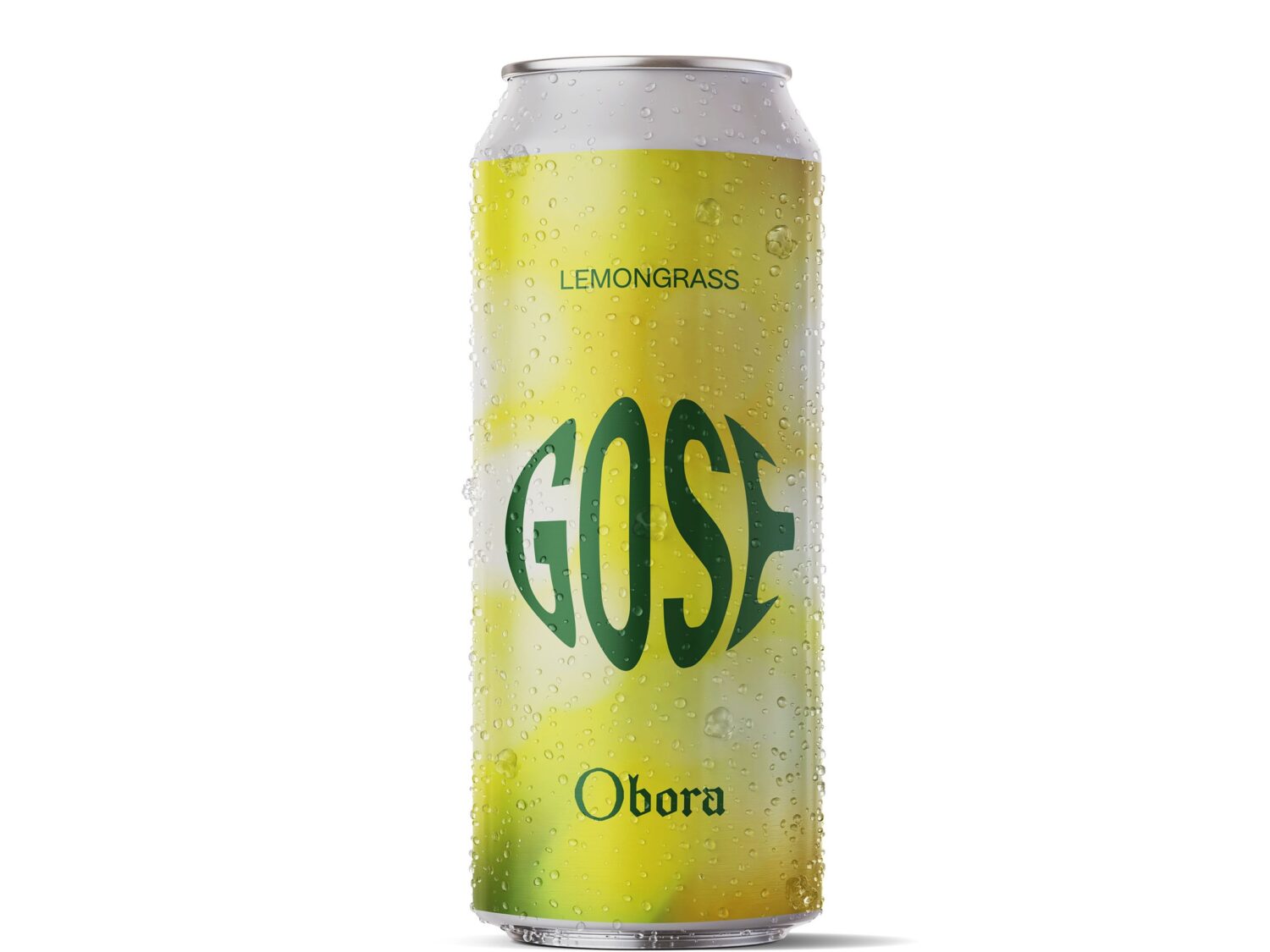 Pivo Obora 12° Gose Lemongrass , 0,5 litr, plechovka
